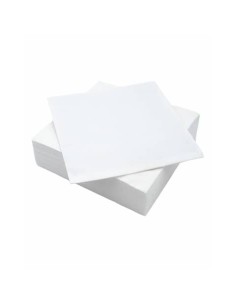Tovaglioli monouso Le Nappage in pura ovatta di cellulosa 2 veli conf. 100 pz bianco 30x38 cm - 3100