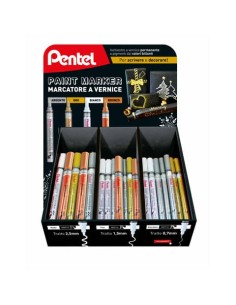 Espositore 78 pennarelli Pentel Paint Marker colori assortiti 0022449