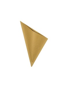 Cono in carta paglia politenata Le Nappage idonei al contatto con alimenti grassi conf. 250 pz 25x25 cm - WRPP8020 2