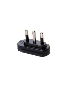 Spina di rete piatta 90° 2P+T 16A MKC conf. bulk nera 492517934 2