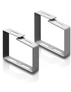 Anello Largo Passacavi per Armadi Rack Grigio