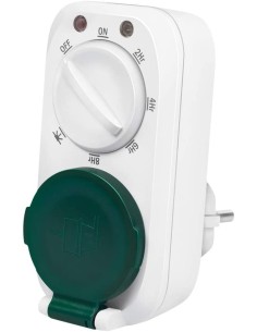 Timer Sensore Crepuscolare 7 Diverse Impostazioni IP44 Esterno Interno