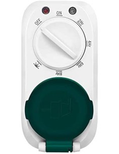 Timer Sensore Crepuscolare 7 Diverse Impostazioni IP44 Esterno Interno 2