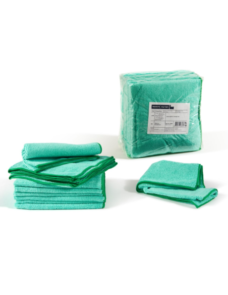 PANNO MICROFIBRA 40X40 10PZ VERDE