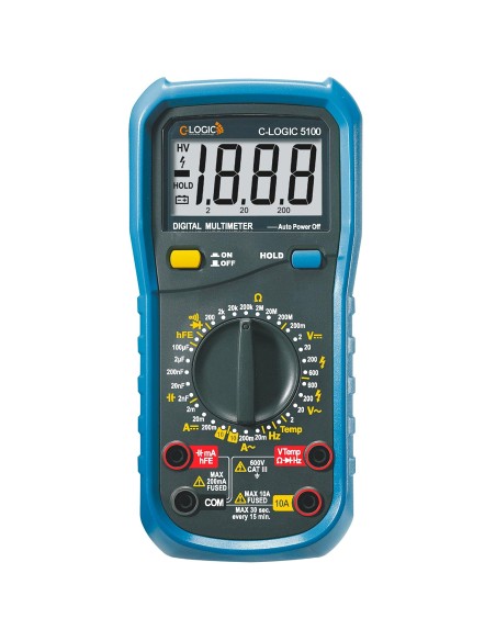 Multimetro Digitale 2000 Counts CLOGIC5100CBINT