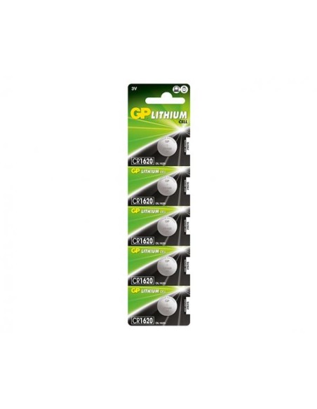 Blister 5 Batterie Litio a Bottone CR1616