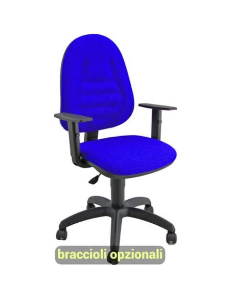 Sedia operativa girevole Metis MTPRO - rivestimento microfibra
