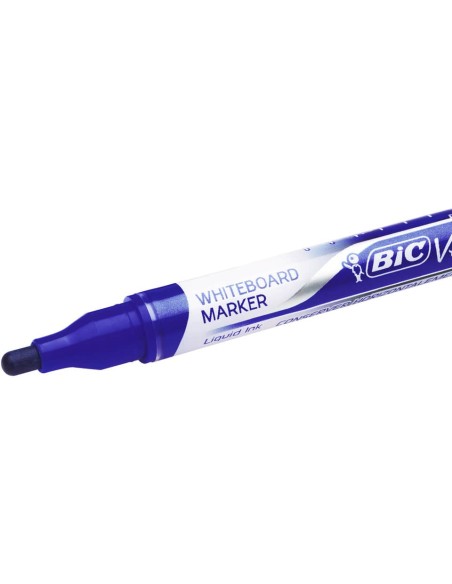 Marcatori per lavagne bianche BIC Velleda Liquid Ink Pocket punta conica 4,2 mm assortiti  astuccio da 4 - 902094