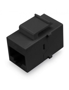 Accoppiatore Keystone RJ45 F/F Cat.5E UTP Nero
