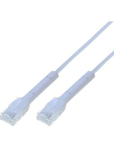 Cavo Slim Patch di Rete Pieghevole in Rame Cat.6A U/UTP 3 metri Bianco