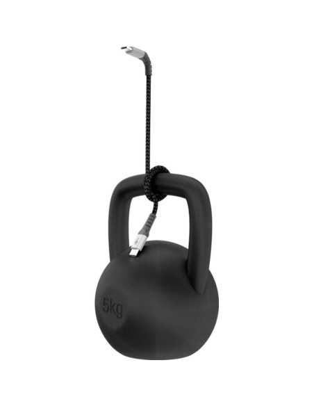 Cavo Micro USB Guaina Intrecciata USB2.0 A M/MicroB M 2 m Nero/Silver