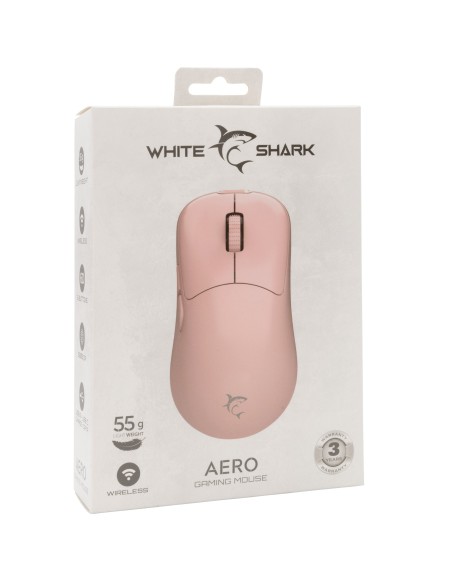 Mouse Ottico Wireless Gaming USB-C™ 6400 dpi Rosa, AERO