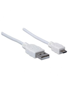 Cavo USB 2.0 A maschio/Micro B maschio 1,8m Bianco 2