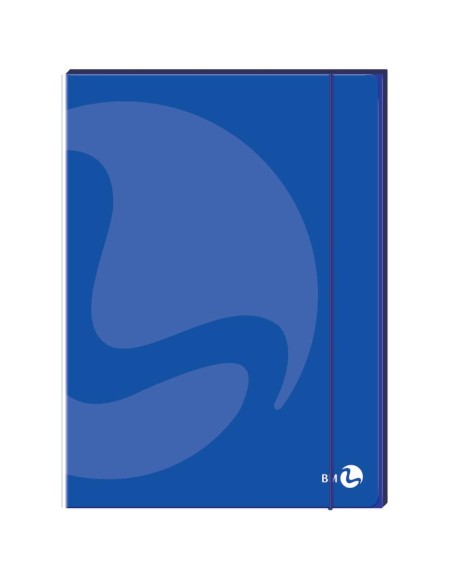 Cartellette 3 lembi BM Color con dorso 1 cm ed elastico colori assortiti conf. 6 pz  - 112775