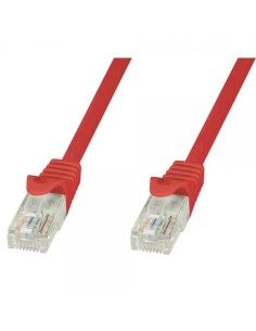 Cavo di rete Patch in CCA Cat.5E Rosso UTP 2m