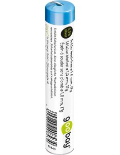 Stagno in Rotolo per Saldatura diam. 1.0 mm, 17gr
