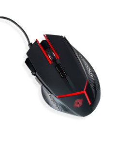 Mouse ottico con cavo da gaming 9 pulsanti - retroilluminazione rossa Media Range nero - MRGS200 2