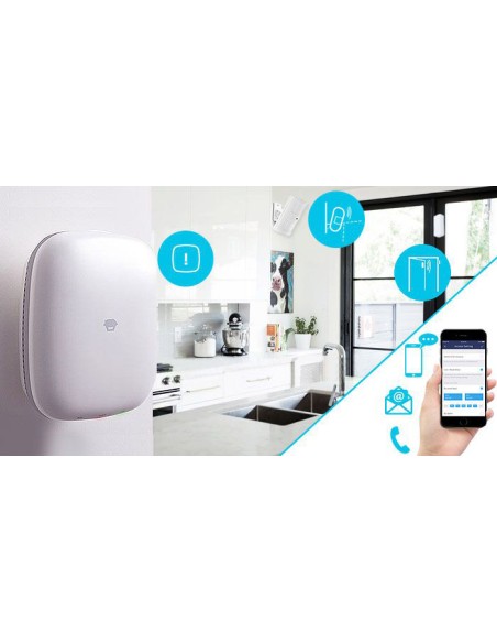 Kit Sistema di allarme WiFi SIM 4G Smart Home Alexa LTE-400
