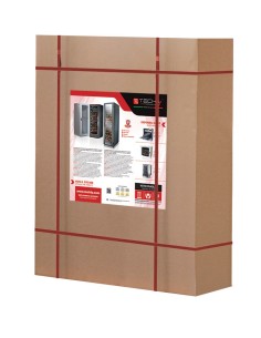 Armadio Rack 19'' a Muro 15 Unità P.450 mm Flat Pack Nero 2
