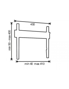STAFFA FISSA VESA 400X400 2
