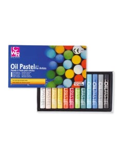 Pastelli ad olio tondi in colori assortiti 2