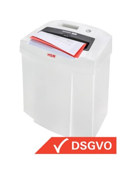 Distruggidocumenti uso moderato HSM SECURIO C14 - P-4 - 20 L - taglio a frammenti 4x25 mm - bianco - 2253111