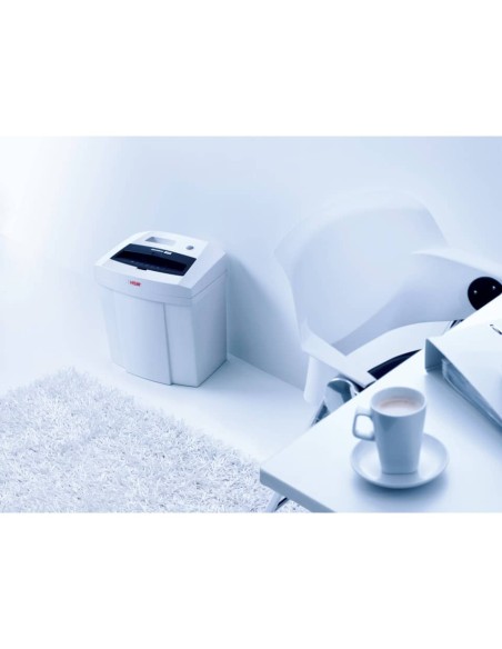 Distruggidocumenti uso moderato HSM SECURIO C14 - P-4 - 20 L - taglio a frammenti 4x25 mm - bianco - 2253111