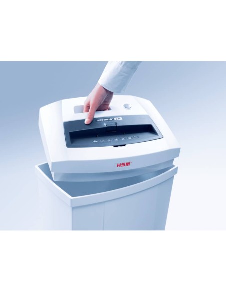 Distruggidocumenti uso moderato HSM SECURIO C14 - P-4 - 20 L - taglio a frammenti 4x25 mm - bianco - 2253111