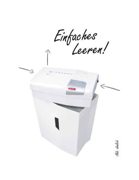 Distruggidocumenti uso moderato HSM Shredstar X10 - P-4 - 20 L - taglio a frammenti 4,5x30 mm - 1045111