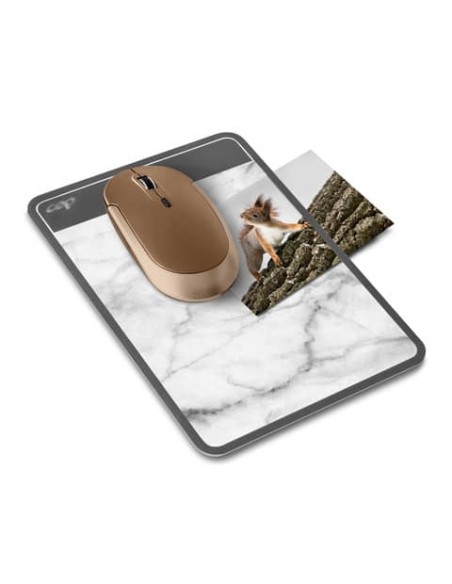 Tappetino per mouse 210x150 mm motivo marmo