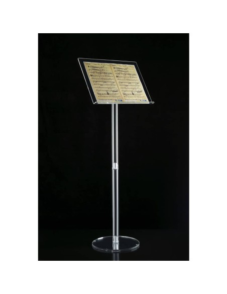 Espositore da terra TECNOSTYL A4 in acrilico 22x38x108 cm trasparente MB030