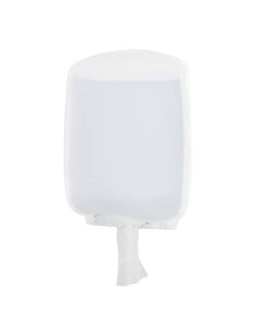Distributore maxi di carta asciugamani a spirale Hylab in PPL con capacità max Ø 20,5 cm bianco - U-RO/1-ECOS