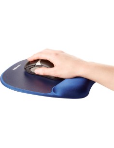 Tappetino mouse con poggiapolsi FELLOWES Memory Foam - Zaffiro blu 27,6x23,2x3,2 cm - 9172801 2