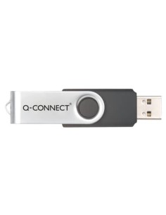 Chiavetta USB Q-Connect High Speed 2.0 nero 8 GB con cappuccio di protezione KF41512