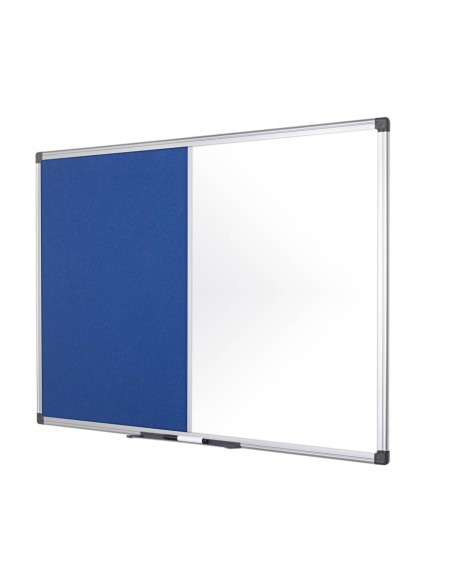 Pannelli Bi-office Maya combinata feltro/acciaio 90x60 cm. bianco XA0322170