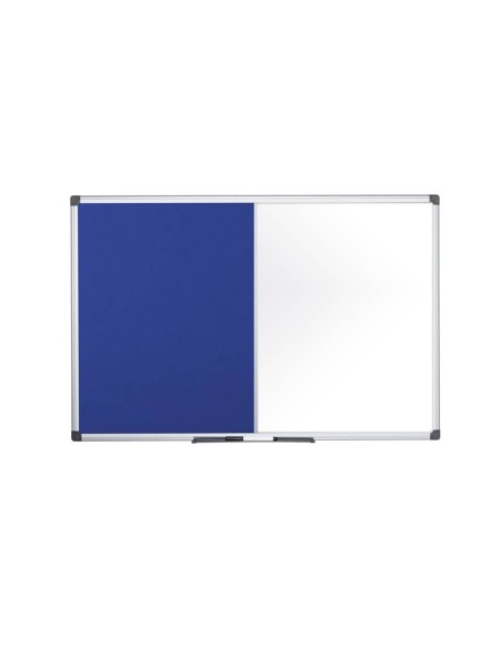 Pannelli Bi-office Maya combinata feltro/acciaio 90x60 cm. bianco XA0322170