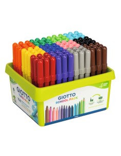 Pennarelli GIOTTO Turbo Maxi punta grossa in fibra 5 mm assortiti Schoolpack da 108 - 524000 2