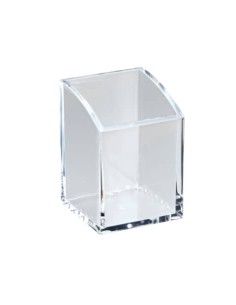 Portapenne MAUL a bicchiere acrilico trasparente 7x7x10,4 cm Z720000