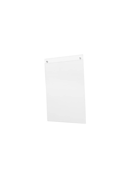 Portastampati da parete deflecto® A4 verticale in polistirene trasparente 47001
