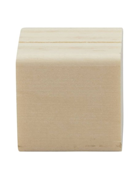 Supporti per targhe scrivibili Tag Securit® in legno 2,5x2,5x2,5 cm legno set da 6 cubi - TAG-HLD-TE