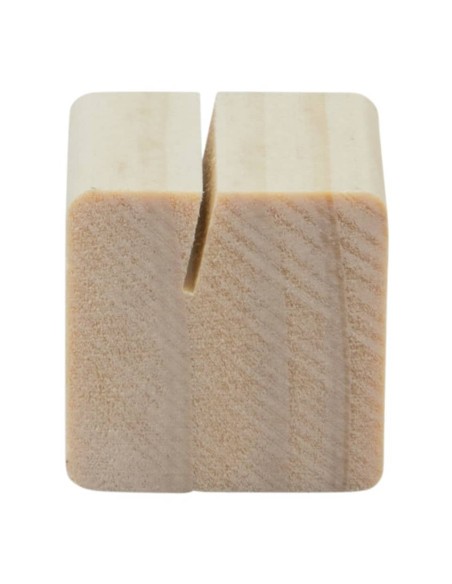 Supporti per targhe scrivibili Tag Securit® in legno 2,5x2,5x2,5 cm legno set da 6 cubi - TAG-HLD-TE
