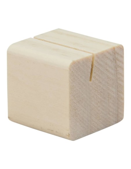 Supporti per targhe scrivibili Tag Securit® in legno 2,5x2,5x2,5 cm legno set da 6 cubi - TAG-HLD-TE