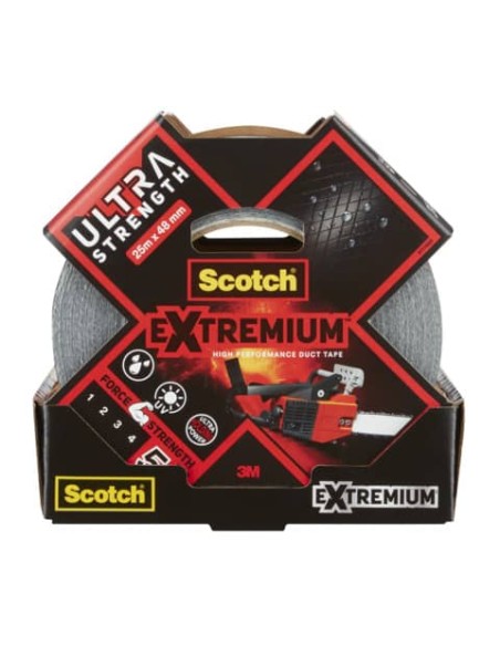 Nastro adesivo extra resistente ad alto spessore Scotch® Extremium Ultra 48 mm x 25 m argento - DT174825