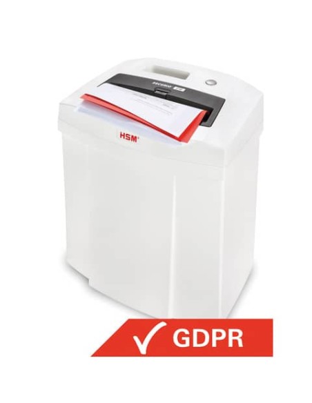 Distruggidocumenti uso moderato HSM SECURIO C14 - P-2 - 20 L - taglio a a strisce 3,9 mm - bianco - 2250111