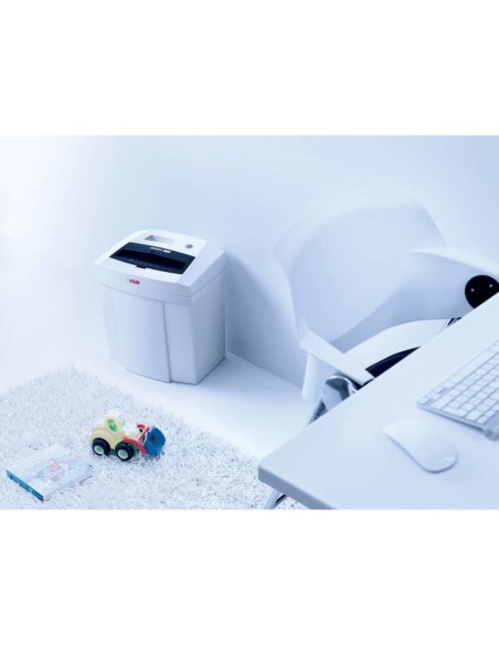 Distruggidocumenti uso moderato HSM SECURIO C14 - P-2 - 20 L - taglio a a strisce 3,9 mm - bianco - 2250111
