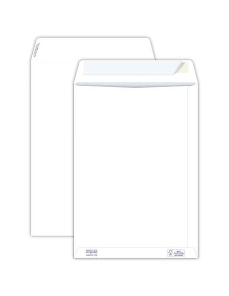 Buste a sacco bianche autoad. removibili Pigna Envelopes Competitor String 100 g/m² 250x353 mm  conf. 500 - 0099067