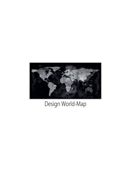 Lavagna magnetica in vetro Artverum SIGEL 130x55x1,5 cm Worldmap RGL246