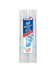 Bicchieri Tumbler in polipropilene trasparente - 355 ml - conf. 50 pezzi - 22309 2