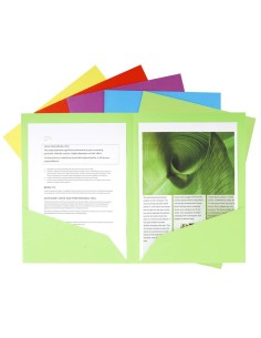 Cartelline doppia tasca Exacompta ROCK''S cartoncino 210 g/m² A4 colori assortiti conf. 25 - 415000E 2