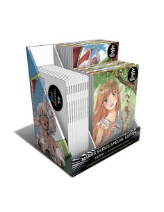 Espositore da banco 30 album Favini Manga - formati assortiti - G99X017 2